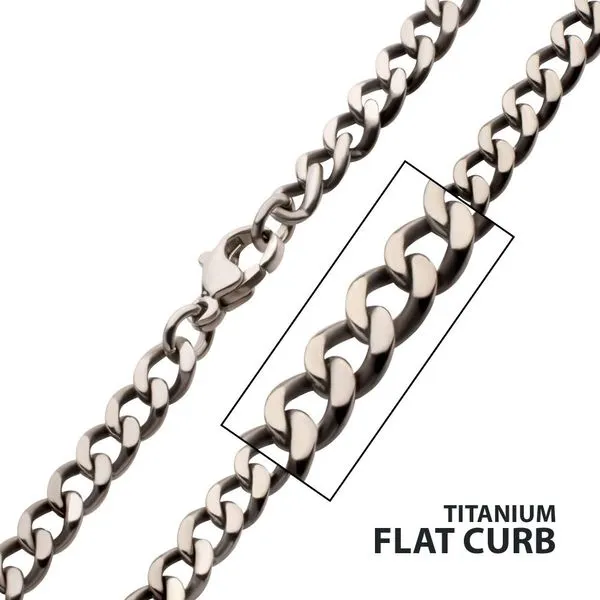Men's Two-Tone Stainless Steel Curb Chain Necklace Morin Jewelers Southbridge, MA