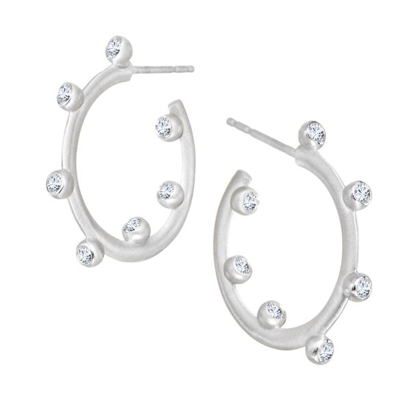 Diamond Hoopla Earrings Morrison Smith Jewelers Charlotte, NC