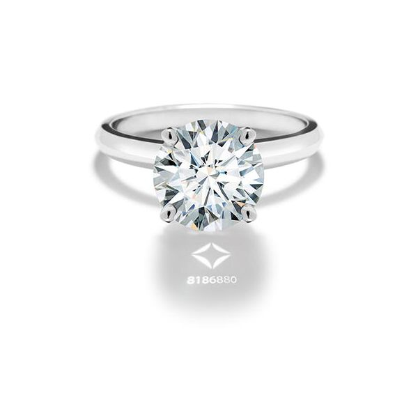 Lady's 18K White Gold Engagement Ring W/1 Diamond Orin Jewelers Northville, MI