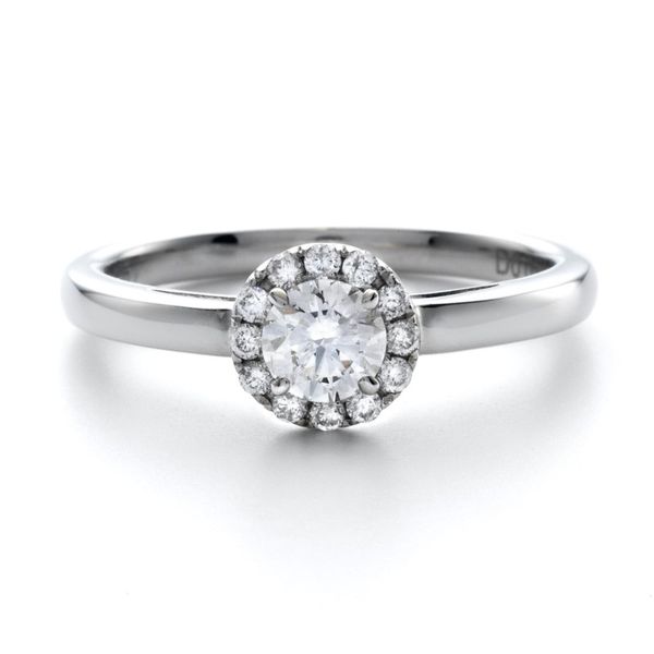 Lady's 14K White Gold Engagement Ring w/13 Diamonds Orin Jewelers Northville, MI
