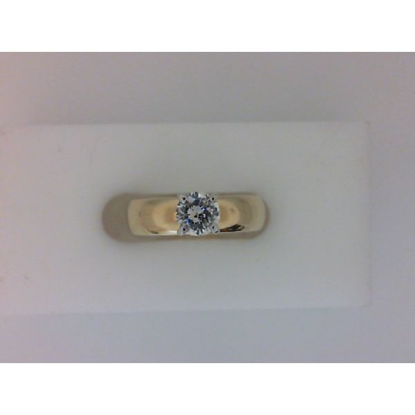 ESTATE - Lady's 14K Yellow Gold Engagement Ring W/1 Diamond Orin Jewelers Northville, MI