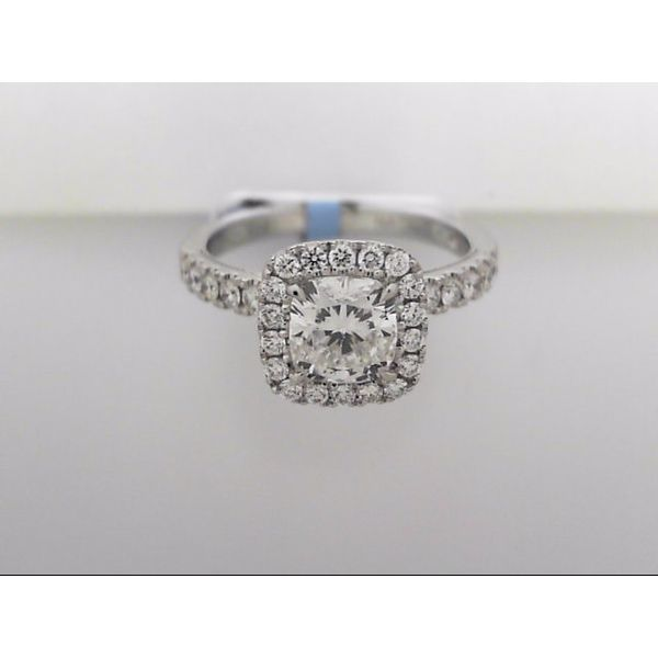 Lady's 18 Karat White Gold Engagement Ring With 34 Diamonds Orin Jewelers Northville, MI