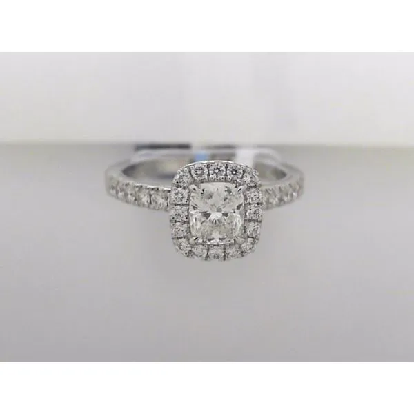 Lady's 18 Karat White Gold Engagement Ring With 32 Diamonds Orin Jewelers Northville, MI