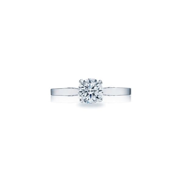 Lady's 18K White Gold Ring Mounting w/14 Diamonds Orin Jewelers Northville, MI