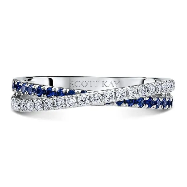 Sapphire & Diamond Band Orin Jewelers Northville, MI