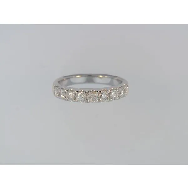 Lady's 14K White Gold Band W/9 Diamonds Orin Jewelers Northville, MI