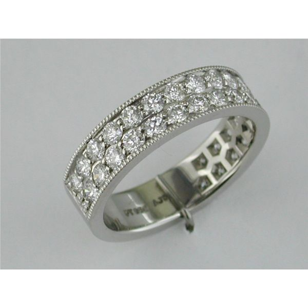 Lady's Platinum Wedding Band w/34 Diamonds Orin Jewelers Northville, MI