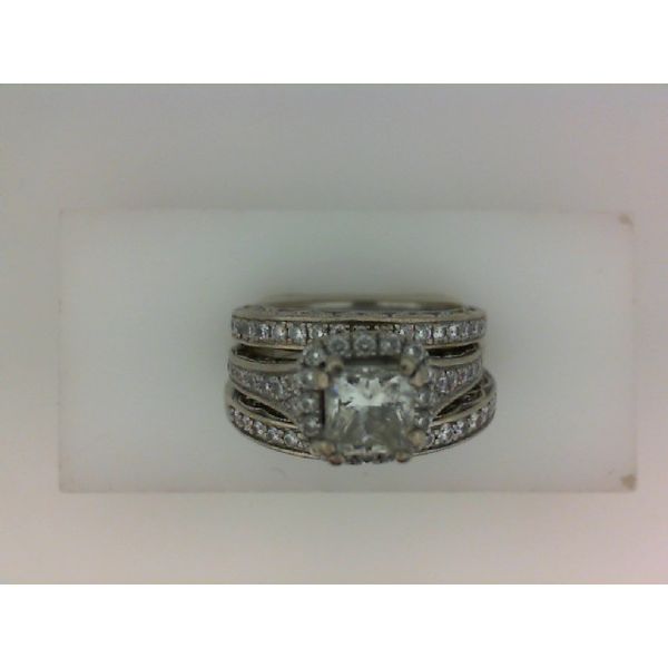 Lady's 14K White Gold Wedding Band W/37 Diamonds Orin Jewelers Northville, MI