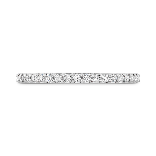 Lady's 18K White Gold Camilla Wedding Band W/21 Diamonds Orin Jewelers Northville, MI