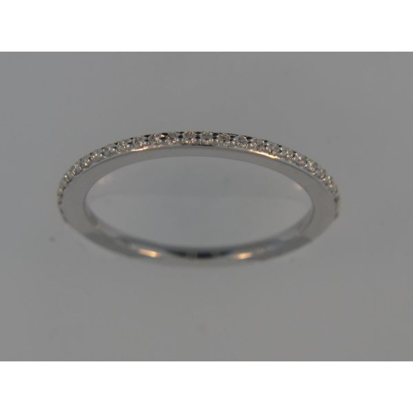 Lady's 14K White Gold Wedding Band W/29 Diamonds Orin Jewelers Northville, MI