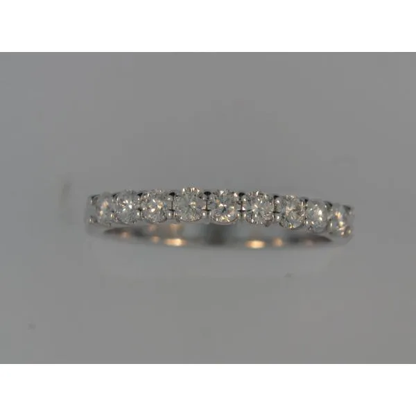 Lady's 14K White Gold Wedding Band w/9 Diamonds Orin Jewelers Northville, MI