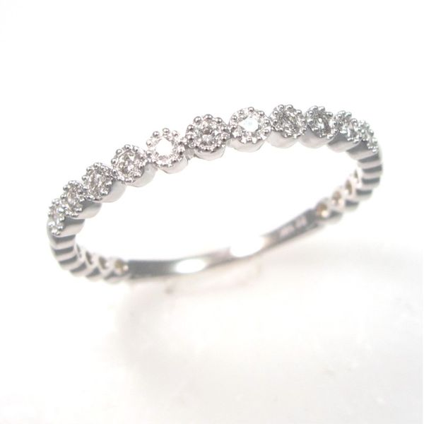 Lady's 14K White Gold Wedding Band w/11 Diamonds Orin Jewelers Northville, MI