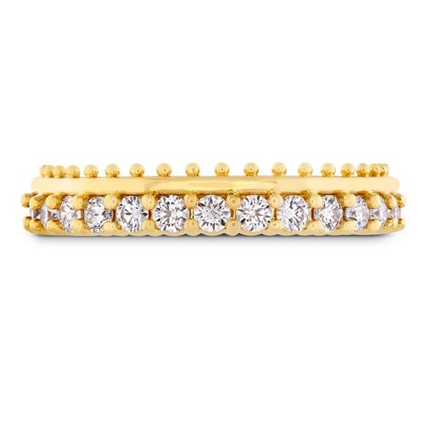 Lady's 18K Yellow Gold Hayley Paige Sloane Picot All In A Row Band By Hearts On Fire Orin Jewelers Northville, MI