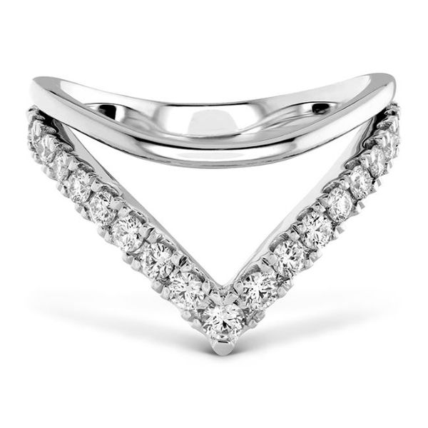 Lady's 18K White Gold Hayley Paige Harley Silhouette Power Band by Hearts on Fire Orin Jewelers Northville, MI