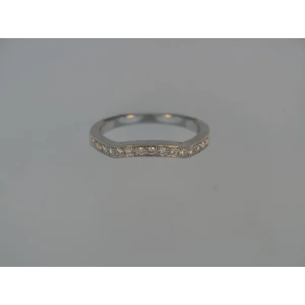 Lady's 14K White Gold Band W/15 Diamonds Orin Jewelers Northville, MI