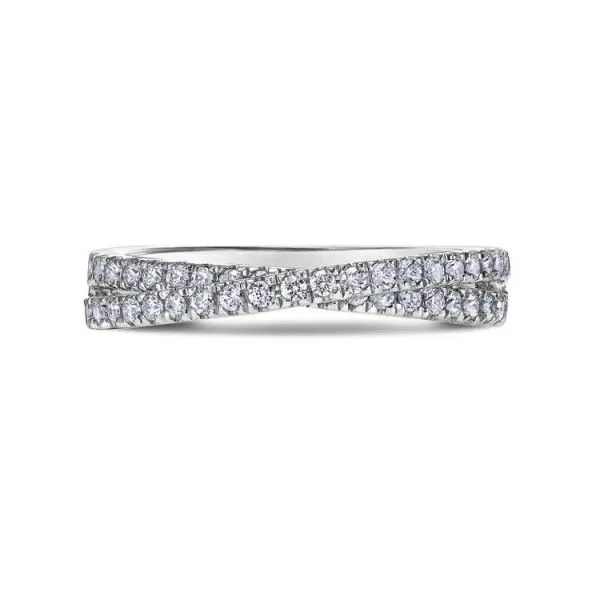 Lady's 14K White Gold Wedding Band W/46 Diamonds Orin Jewelers Northville, MI