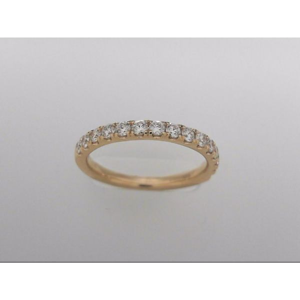 Lady's 14 Karat Yellow Gold Wedding Band With 15 Diamonds Orin Jewelers Northville, MI