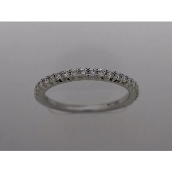 14 Karat White Gold Wedding Band With 21 Diamonds Orin Jewelers Northville, MI