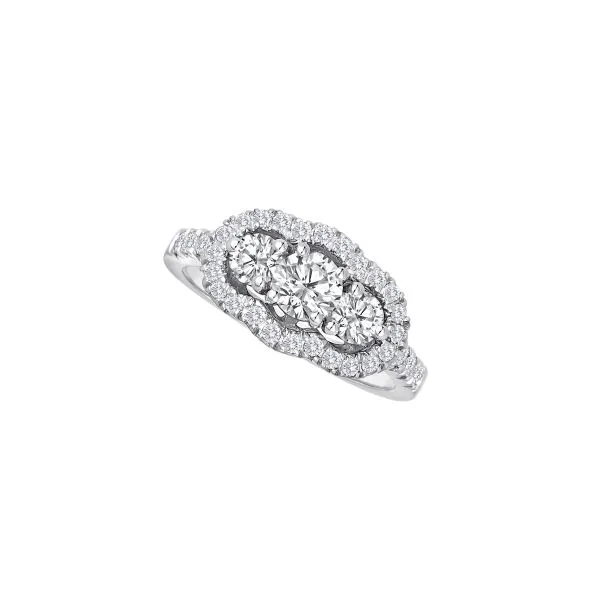 Lady's 18K White Gold Fashion Ring W/33 Diamonds Orin Jewelers Northville, MI