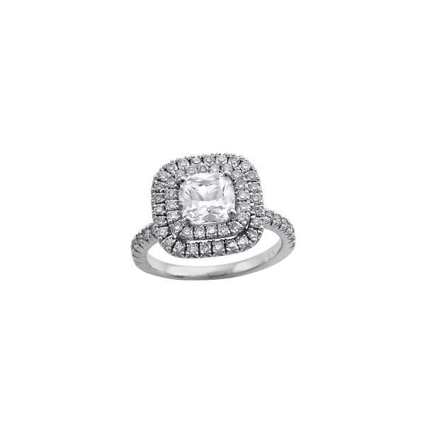 Lady's 18K White Gold Fashion Ring W/57 Diamonds Orin Jewelers Northville, MI