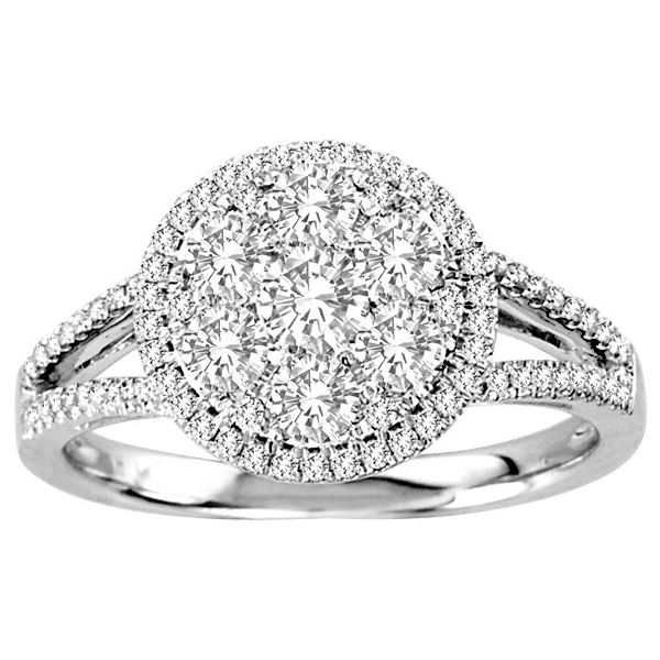 Lady's 18K White Gold Fashion Ring W/85 Diamonds Orin Jewelers Northville, MI