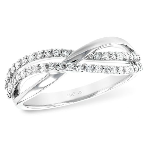 Lady's 14K White Gold Ring w/42 Diamonds Orin Jewelers Northville, MI