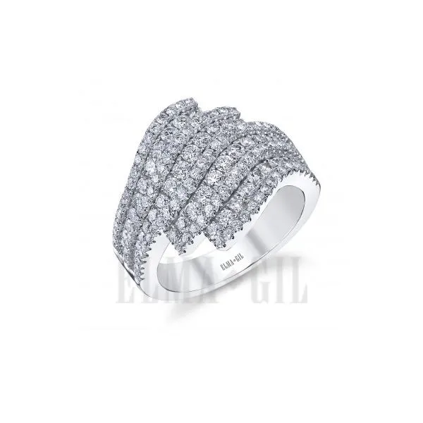 Lady's 18K White Gold Ring W/159 Diamonds Orin Jewelers Northville, MI