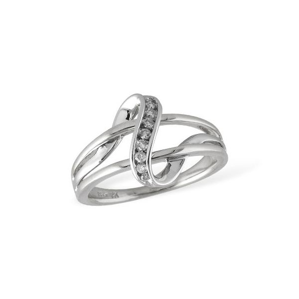 Lady's 14K White Gold Ring w/9 Diamonds Orin Jewelers Northville, MI