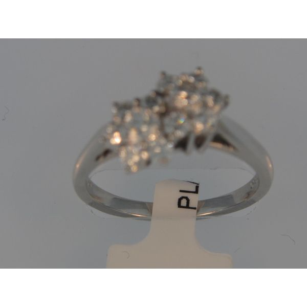 Lady's Platinum Ring w/12 Diamonds Orin Jewelers Northville, MI
