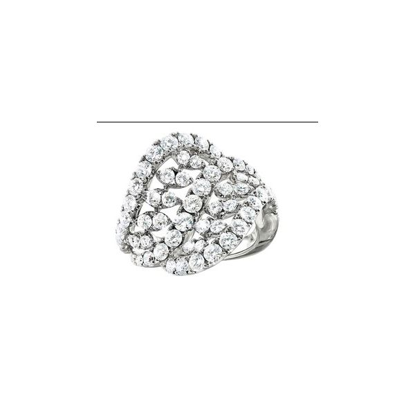 Lady's 18K White Gold Bellisima Fashion Ring W/60 Diamonds Orin Jewelers Northville, MI