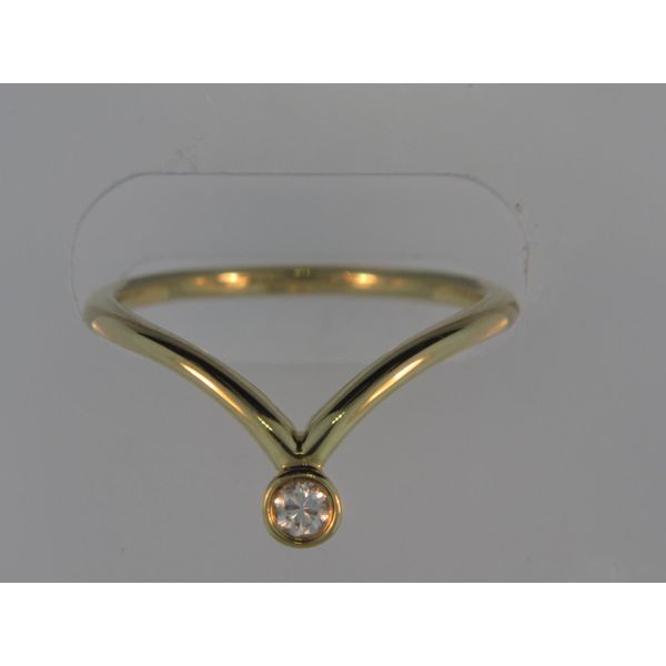 Lady's 18K Yellow Gold Secret Victory Stack Fashion Ring W/1 Diamond Orin Jewelers Northville, MI