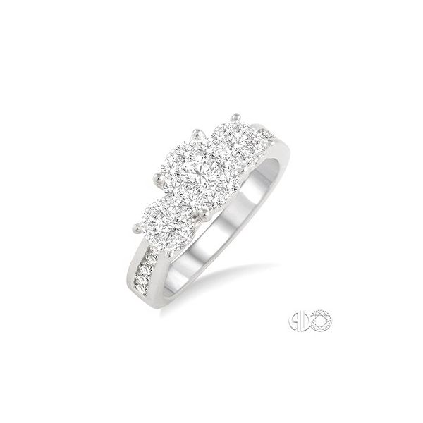 Lady's 14K White Gold Lovebright Fashion Ring w/37 Diamonds Orin Jewelers Northville, MI