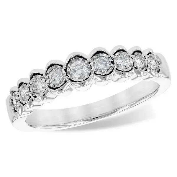 14k White Gold Fashion Ring w/9 Diamonds Orin Jewelers Northville, MI