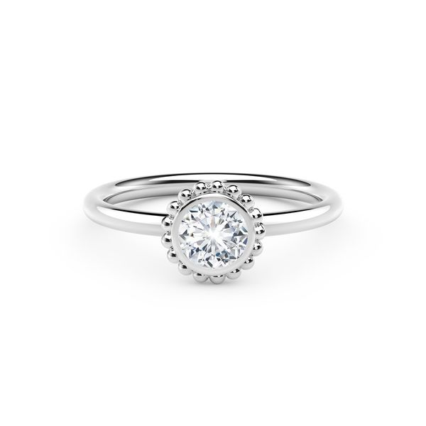 Forevermark Tribute Collection Beaded Diamond Ring Orin Jewelers Northville, MI