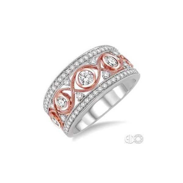 14k Two Tone Ring With 61 Diamonds Orin Jewelers Northville, MI