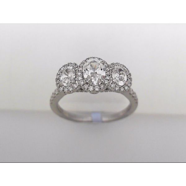 Lady's 18 Karat White Gold Fashion Ring With 87 Diamonds Orin Jewelers Northville, MI