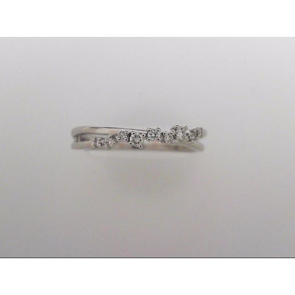 Lady's 14 Karat White Gold Fashion Ring With 9 Diamonds Orin Jewelers Northville, MI
