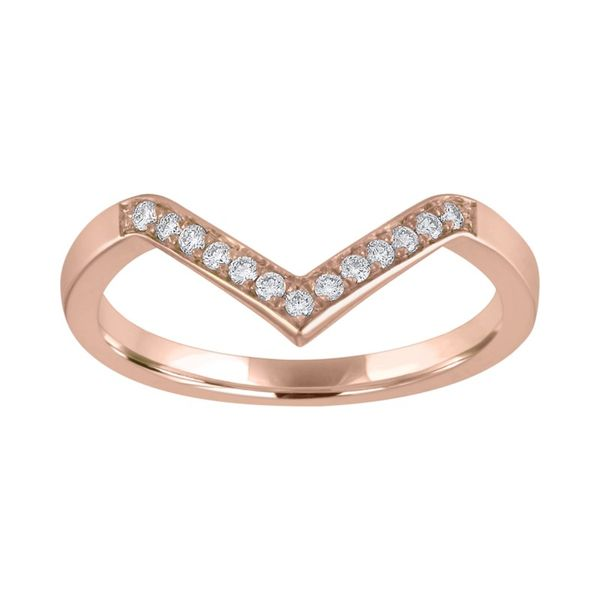 Lady's 14K Rose Gold Fashion Ring w/13 Diamonds Orin Jewelers Northville, MI