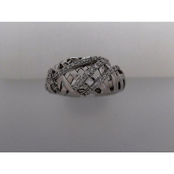 14 Karat White Gold Fashion Ring With 43 Diamonds Orin Jewelers Northville, MI