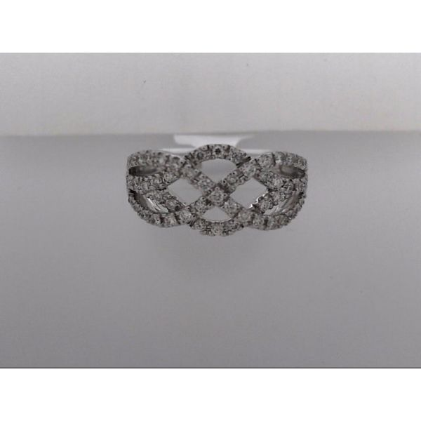 14 Karat White Gold Fashion Ring With 51 Diamonds Orin Jewelers Northville, MI