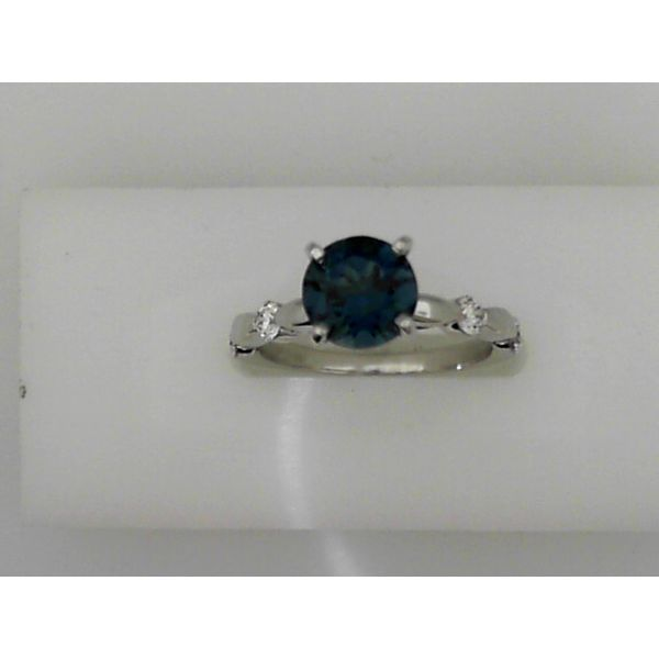 Lady's 14K White Gold Engagement Ring Mounting w/4 Diamonds Orin Jewelers Northville, MI