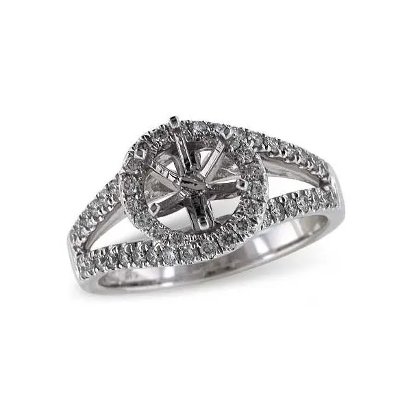 Lady's 14K White Gold Mounting w/50 Diamonds Orin Jewelers Northville, MI