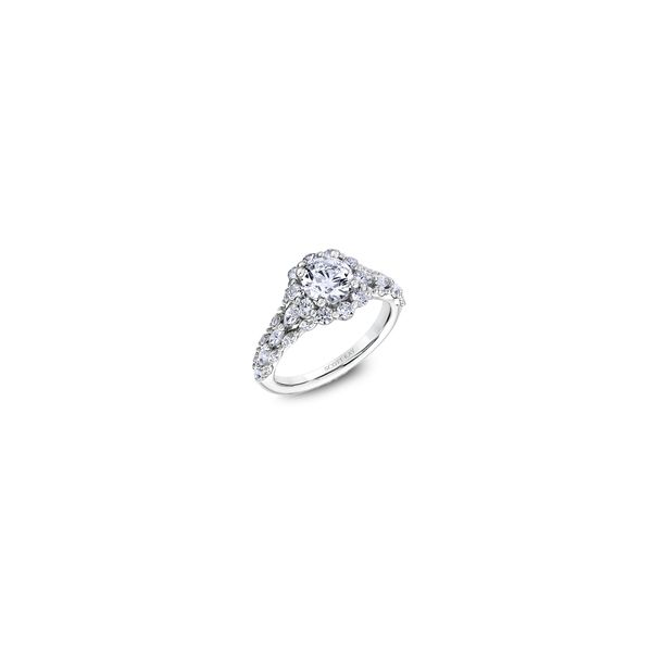Lady's 14K White Gold Ring Mounting W/36 Diamonds Orin Jewelers Northville, MI