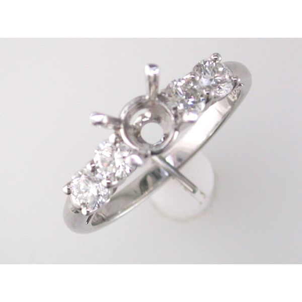 Lady's Platinum Mounting w/4 Diamonds Orin Jewelers Northville, MI
