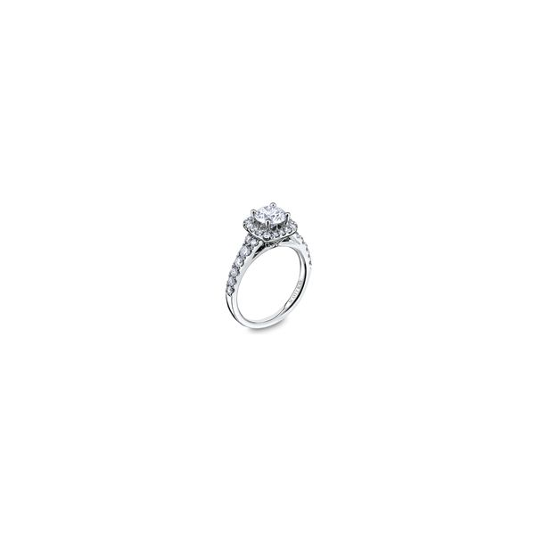 Lady's 14K White Gold Ring Mounting W/35 Diamonds Orin Jewelers Northville, MI