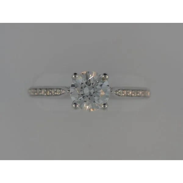 Lady's 14K White Gold Ring Mounting W/28 Diamonds Orin Jewelers Northville, MI