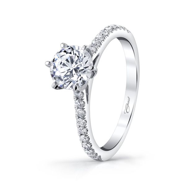 Lady's 14K White Gold Ring Mounting W/20 Diamonds Orin Jewelers Northville, MI