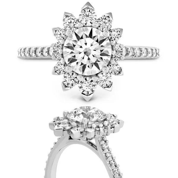 Hayley Paige Behati Say It Your Way Oval Engagement Ring Mounting Orin Jewelers Northville, MI