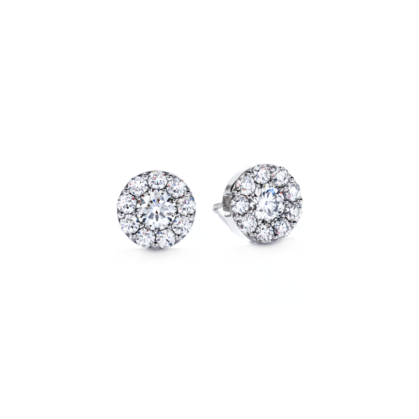 Lady's 18K White Gold FULFILLMENT Earrings by Hearts On Fire Orin Jewelers Northville, MI