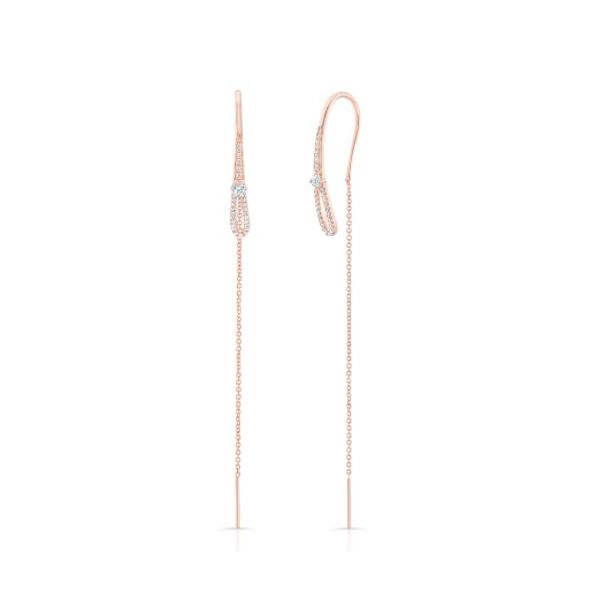 18k Rose Gold Forevermark Diamond Fashion Earrings Orin Jewelers Northville, MI